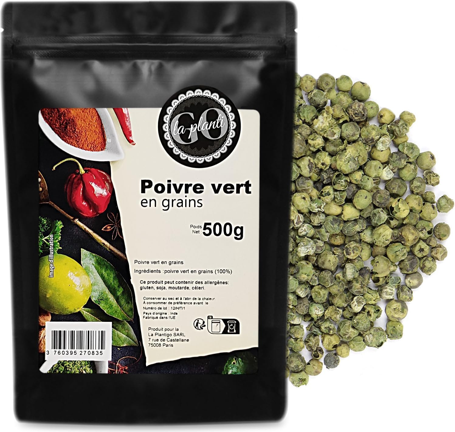 Poivre Vert En Grains