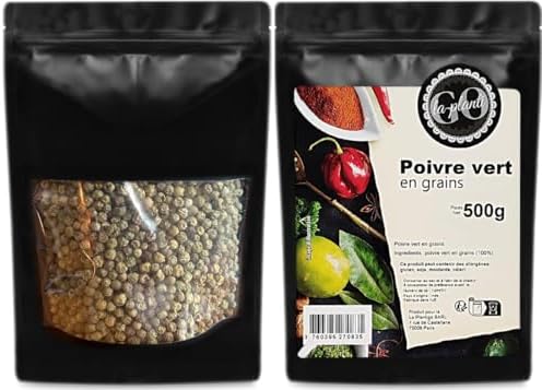 Vue 2 de Poivre Vert En Grains