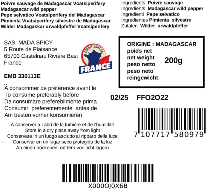 Vue 2 de Poivre Sauvage Voatsiperifery De