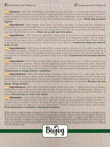 Vue 4 de Tisane Sauge Bio Feuilles