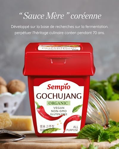 Vue 2 de Gochujang Biologique Sempiog Pate