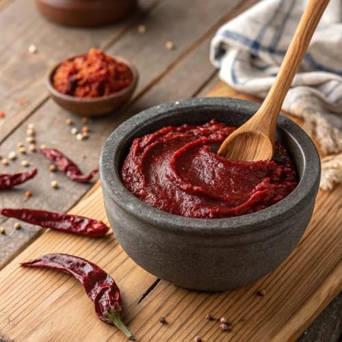 Vue 3 de Gochujang Biologique Sempiog Pate