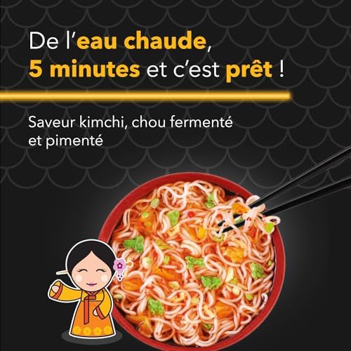 Vue 3 de Tanoshi Cup Nouilles Saveur