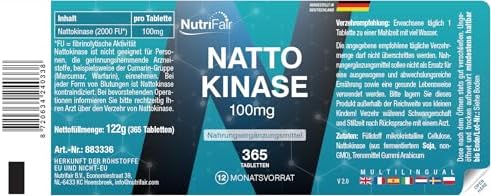 Vue 2 de Nattokinase Mg Fug Comprimes