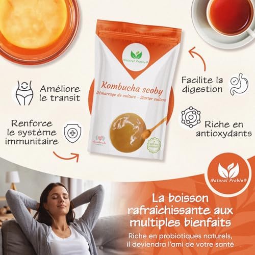 Vue 4 de Original Kombucha Scoby Kit