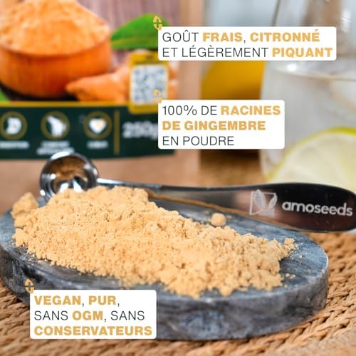 Vue 3 de Gingembre En Poudre Bio