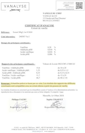 Vue 2 de Extrait Naturel De Vanille