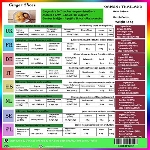 Vue 2 de Gingembre Cristallise Kg Gingembre