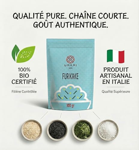 Vue 4 de Umami Furikake Japonais Bio