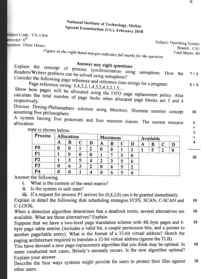 Question Paper