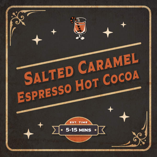 Salted Caramel Espresso Hot Cocoa