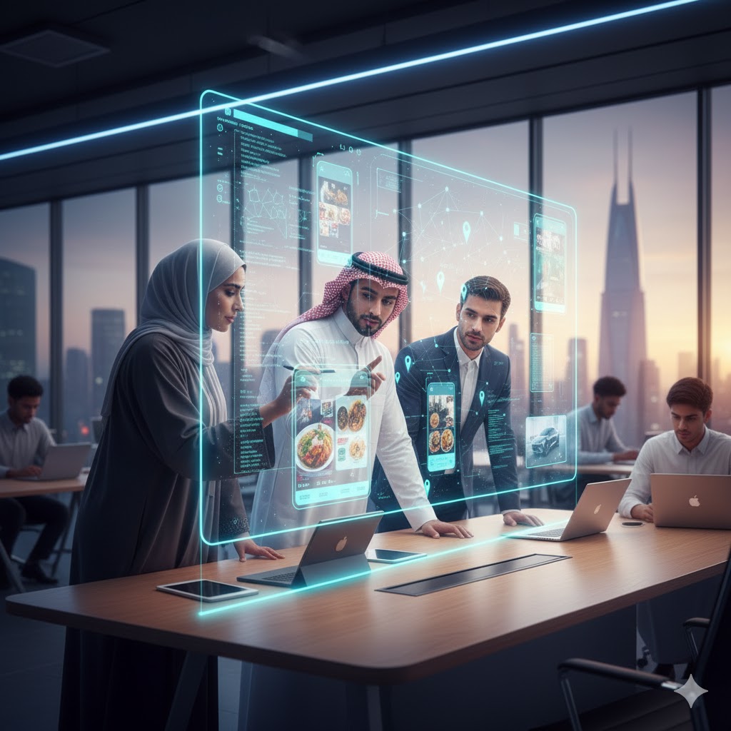 اكتشف كيف يمكن لتصميم وبرمجة تطبيقات الجوال أن يحول مشروعك الرقمي إلى نجاح باهر . نقدم حلول برمجة

وتصميم تطبيقات الايفون والأندرويد بجودة عالية تناسب السوق السعودي . خبرة واحترافية في تطوير تطبيقات مبتكرة

تلبي احتياجات عملائك وترفع من مبيعاتك .