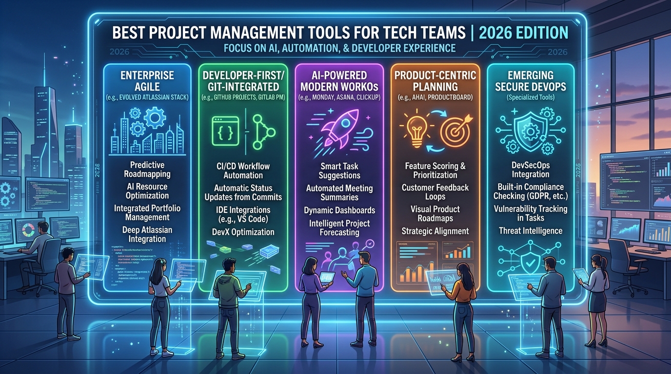 Discover the best project management tools for small tech teams in 2026. Compare top work management platforms and find the right fit for your team