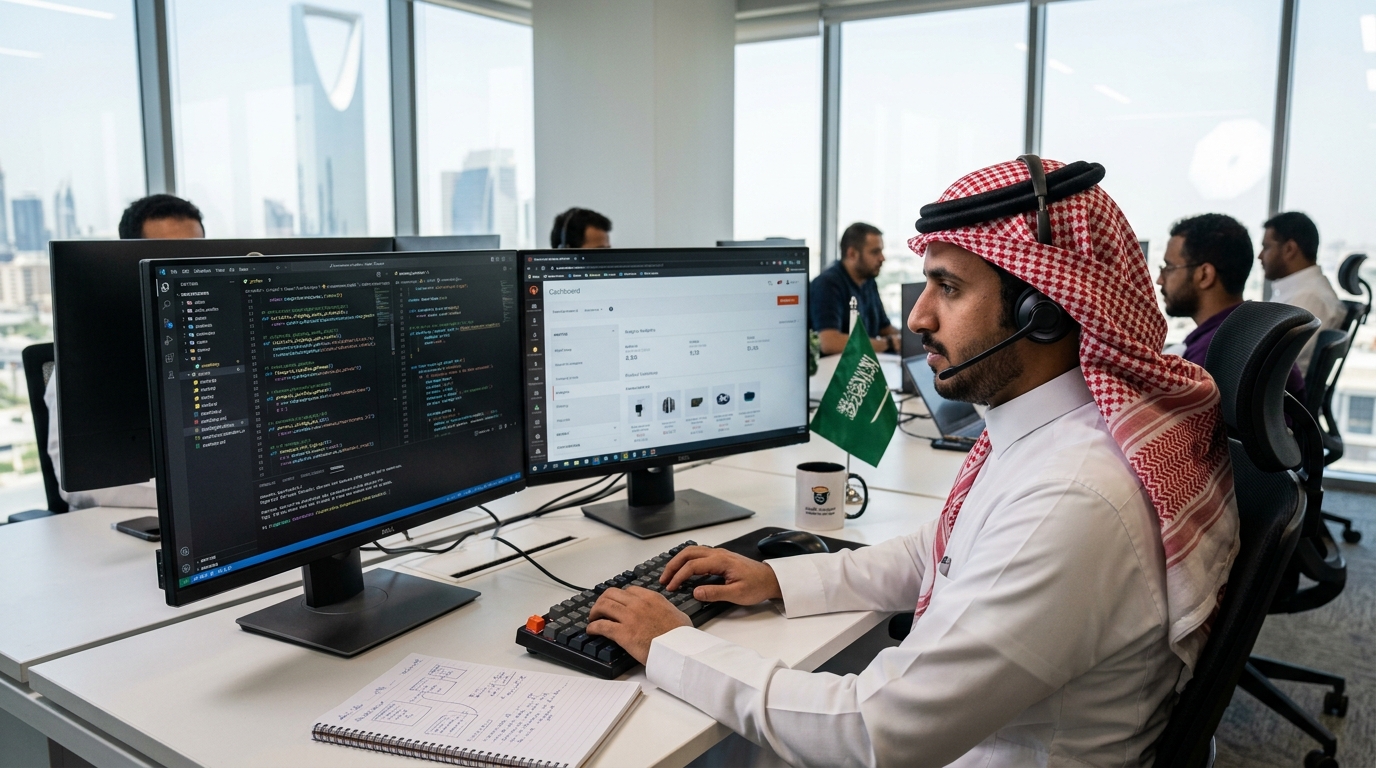 ITC متخصصة في برمجة متاجر إلكترونية احترافية بالسعودية مع ربط بوابات الدفع والشحن وواتساب وSEO. خبرة تجاوزت 10 سنوات في السوق السعودي