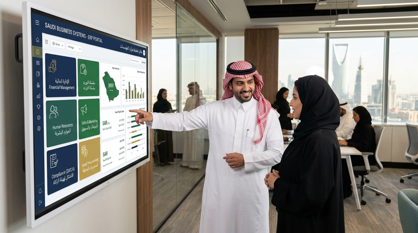 Discover how ERP systems in Riyadh help growing businesses and retail companies scale smarter. Expert implementation and consulting by ITC | built for Saudi Vision 2030.