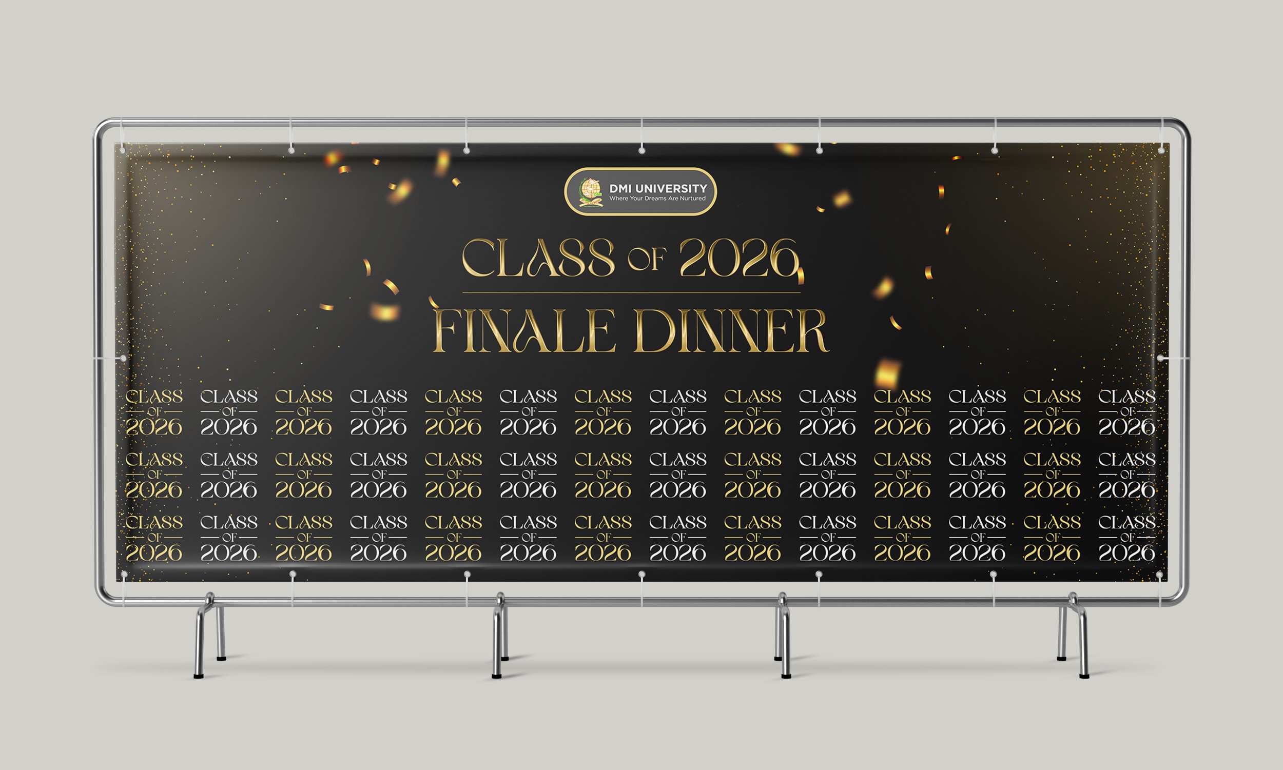 DMI Finale Dinner backdrop design