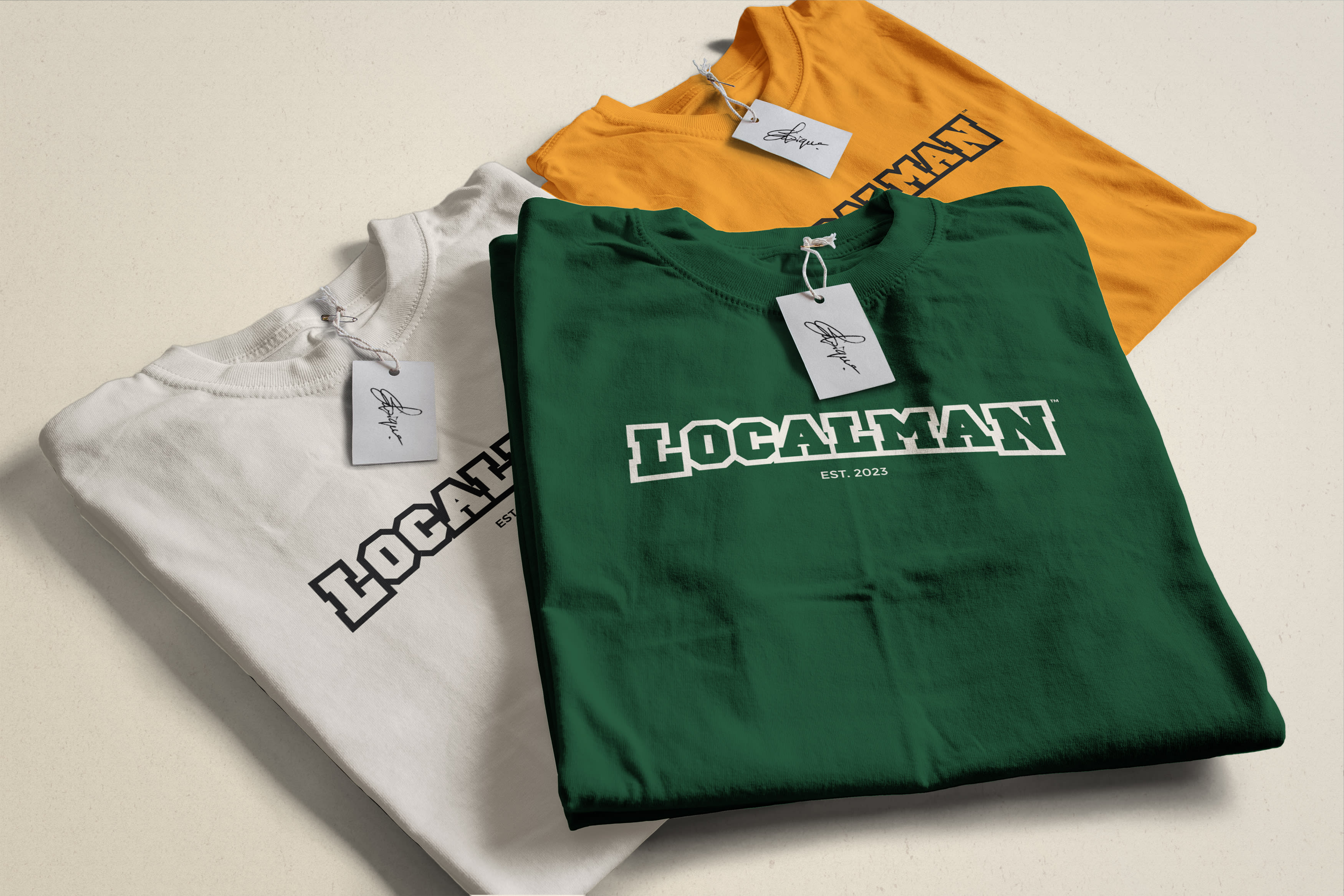 Localman assorted t-shirt merchandise collection