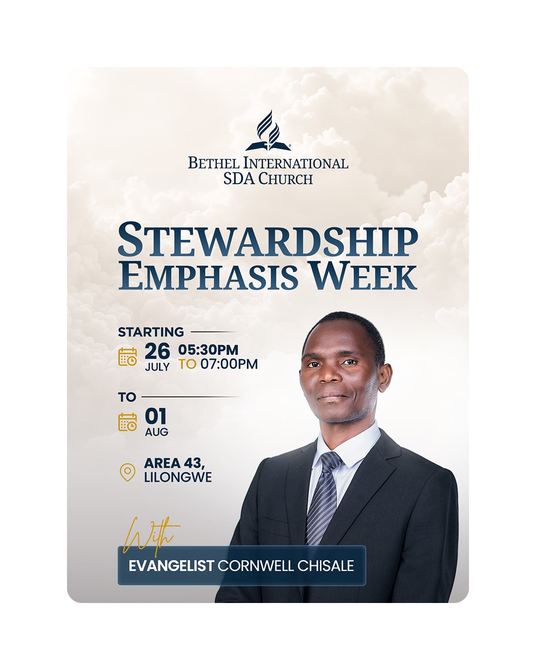 Bethel International SDA Church Stewardship Flyer