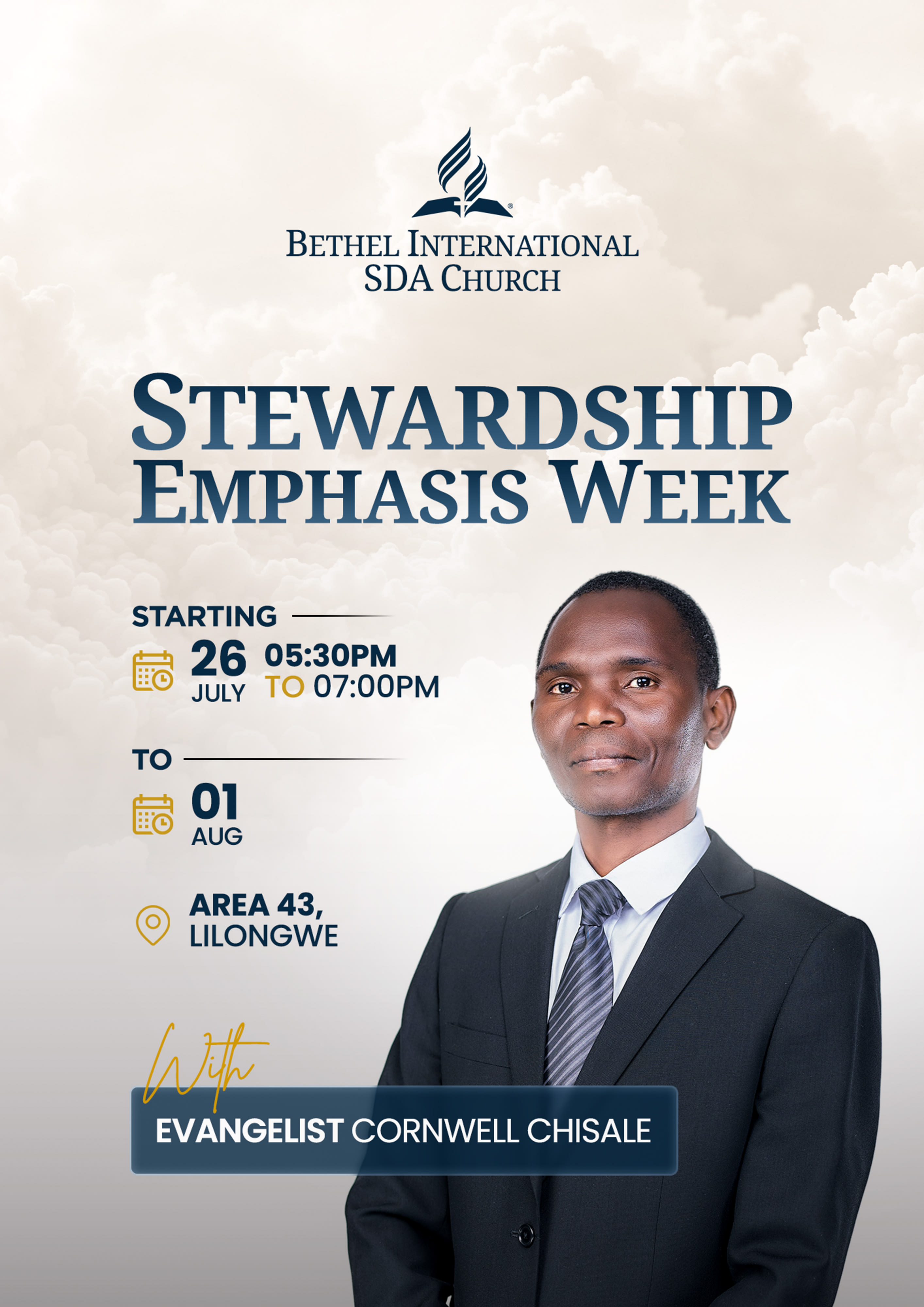 Bethel International SDA Church Stewardship Flyer