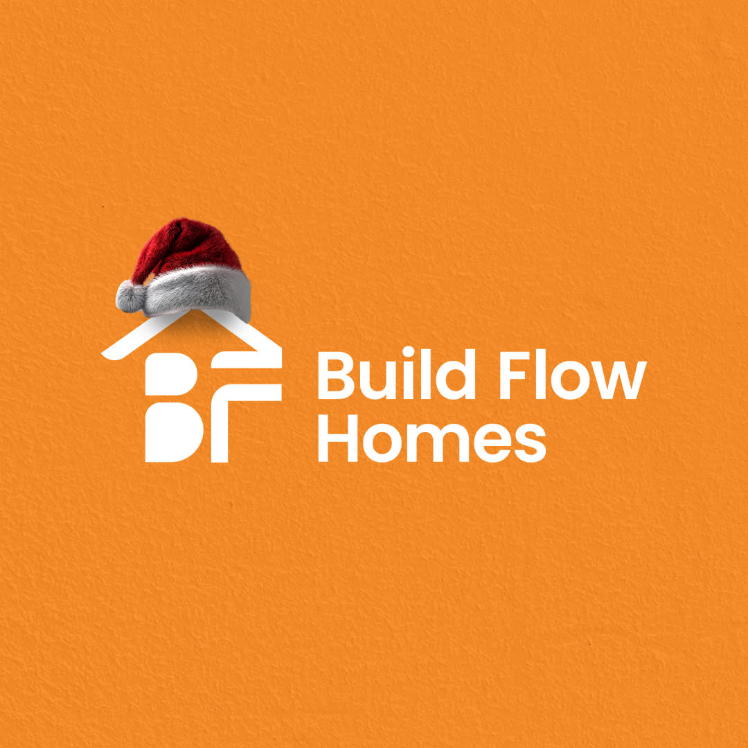 Build Flow Homes full logo design