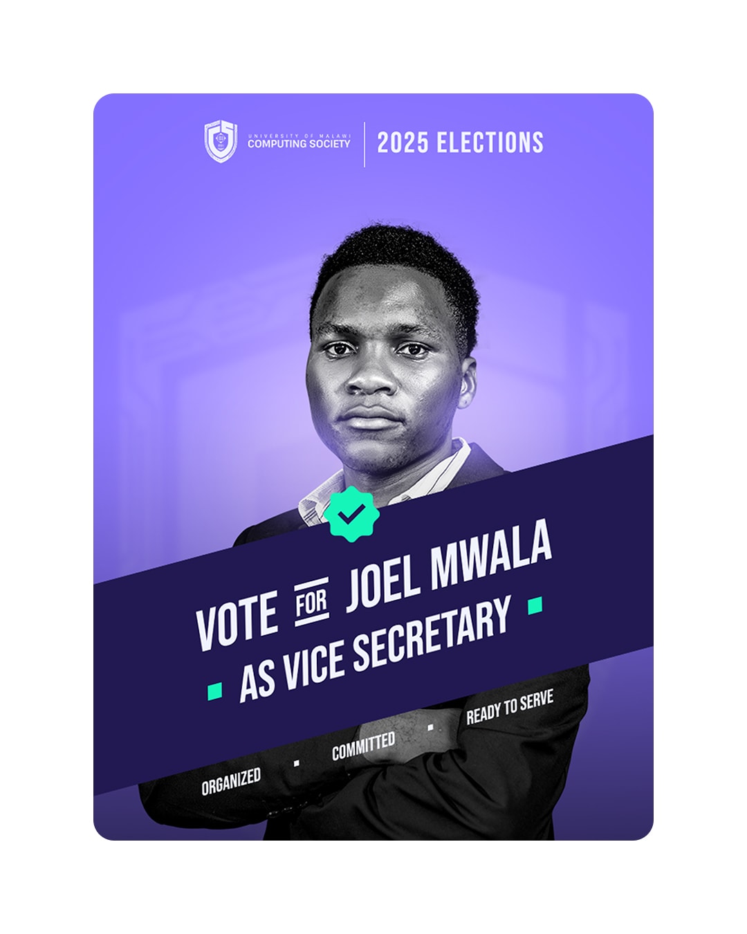COMSOC Elections 2025 Campaign flyer variant 2