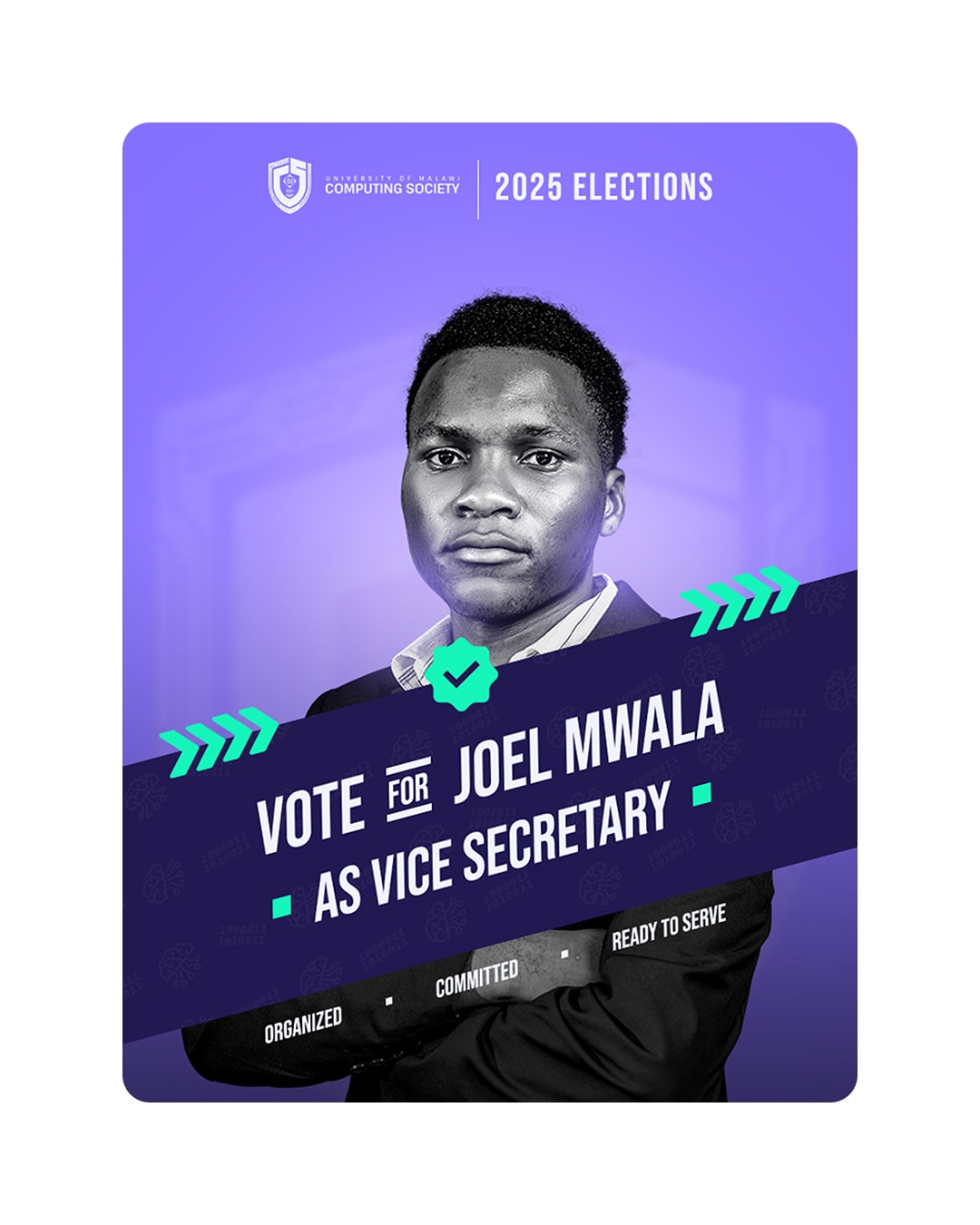 COMSOC Elections 2025 Campaign flyer variant 3