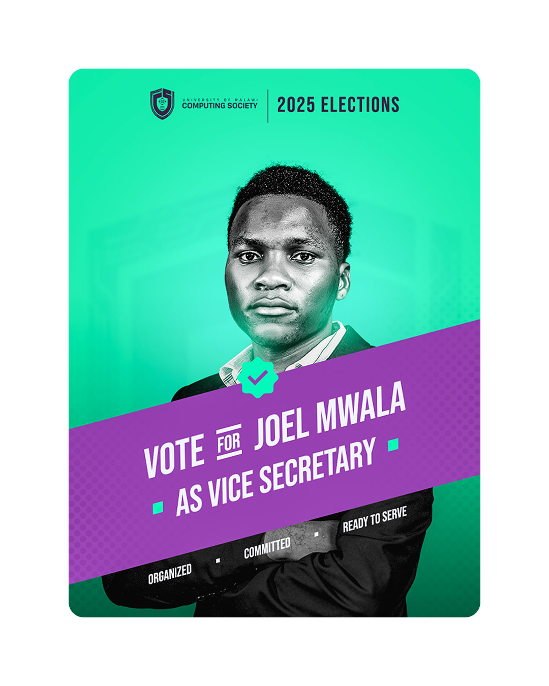 COMSOC Elections 2025 Campaign flyer variant 6