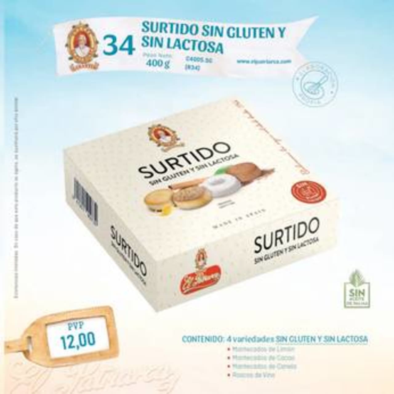 Surtit Sense Gluten i Sense Lactosa