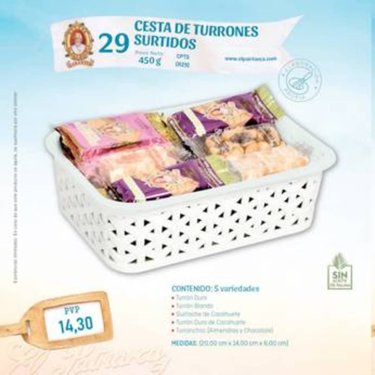 Cistella de Torrons Surtits