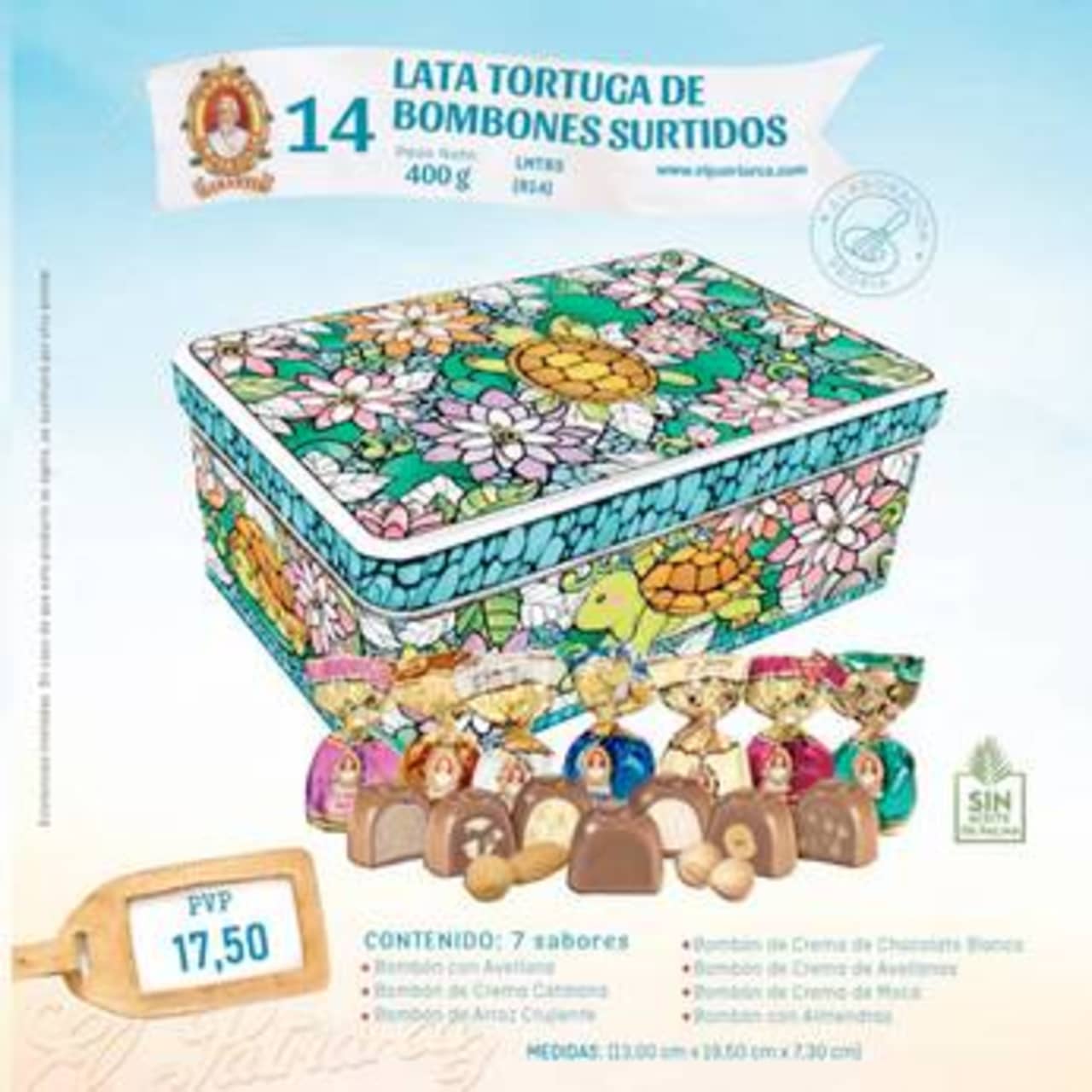 Llauna Tortuga de Bombons Surtits