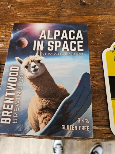 Image of Beer Pump for Beer Alpaca In Space