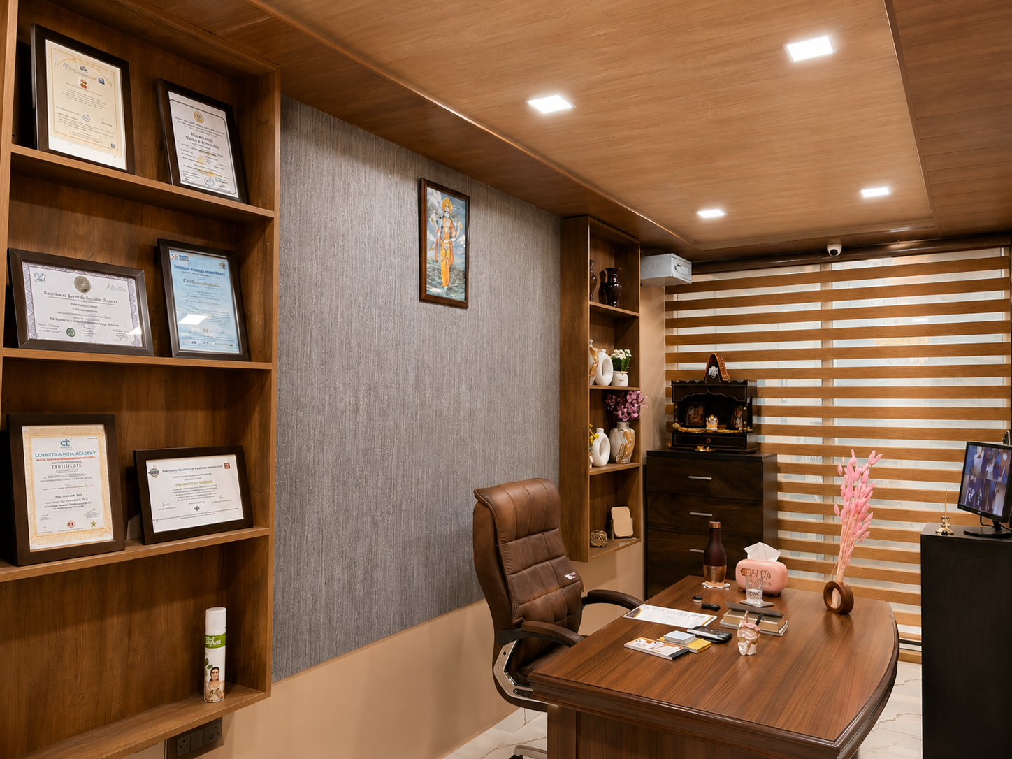 Patient counselling room at Olivia Skin & Hair Clinic Kangra