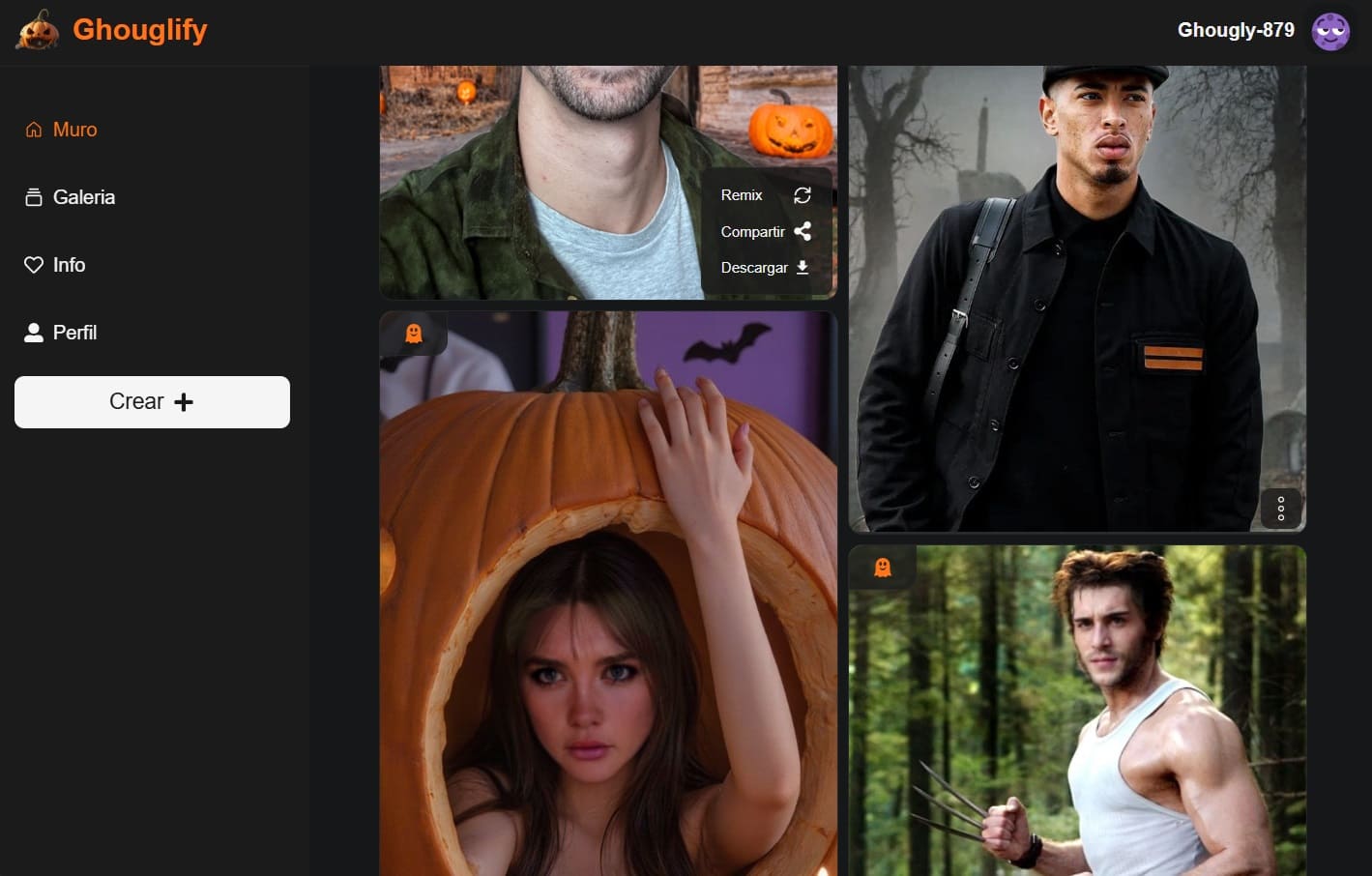 Desktop view of Ghouglify