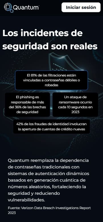Mobile view of Quantum Latch