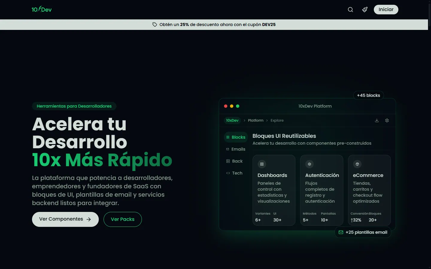 10xDev — Hero