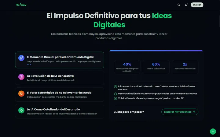 10xDev — The definitive push for your digital ideas