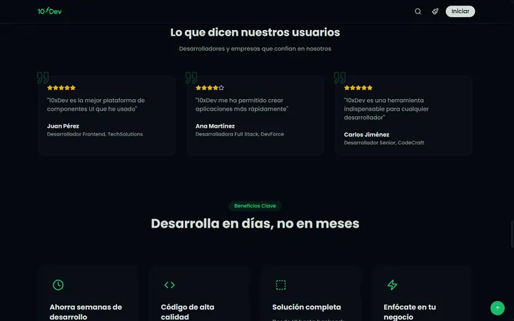 10xDev — What our users say