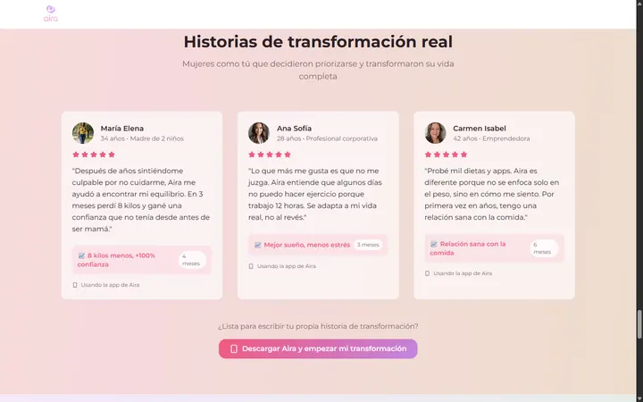 Aira — Real transformation stories