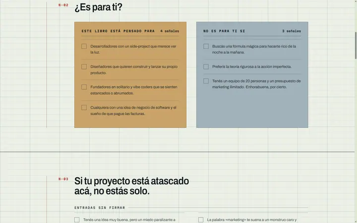 De idea a producto — Is this for you?