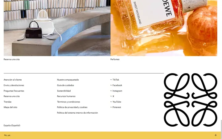 LOEWE — Footer
