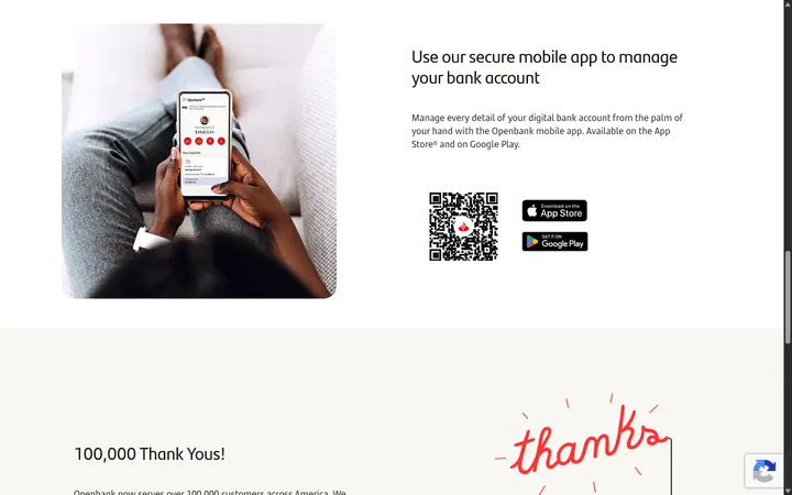 Openbank US — Mobile App