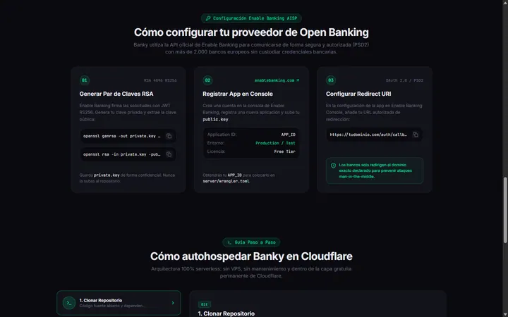 Banky — How to configure your Open Banking provider