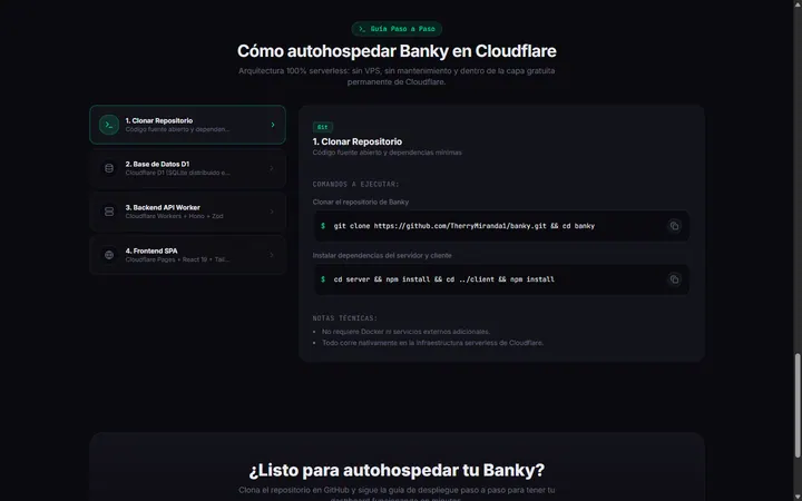 Banky — How to self-host Banky on Cloudflare