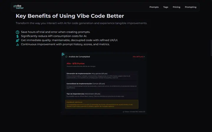 Vibe Better — Benefits