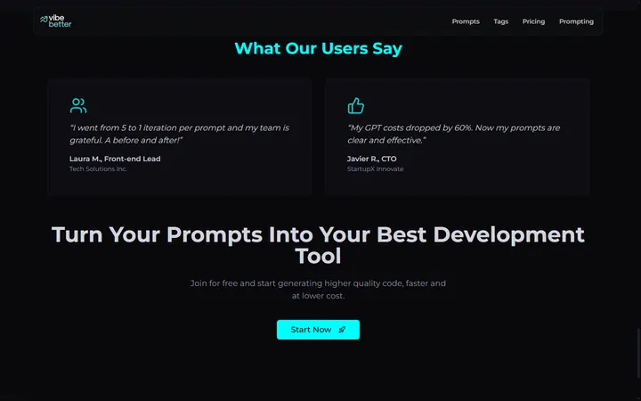 Vibe Better — Testimonials