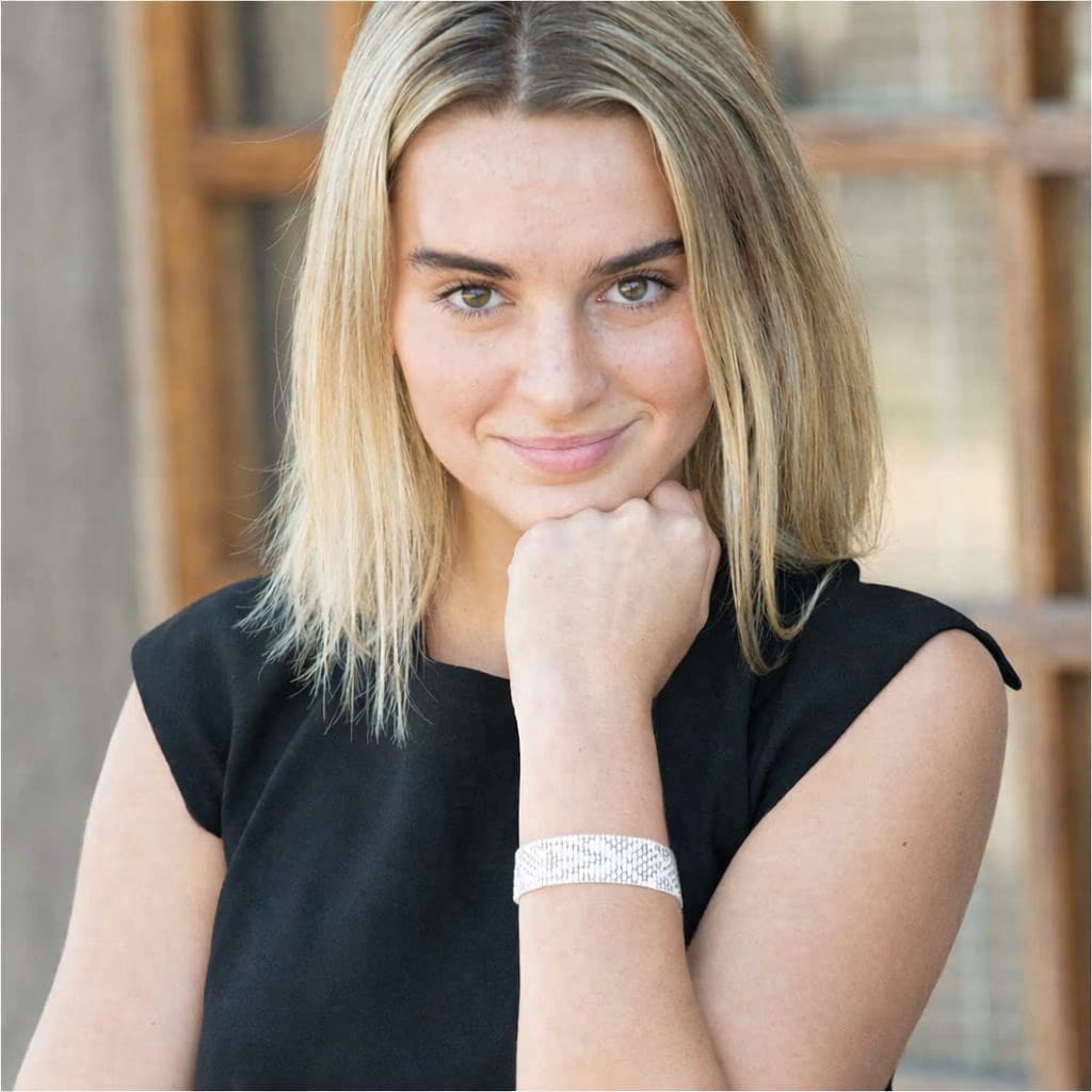 Elegant White Beaded Cuff Bracelet