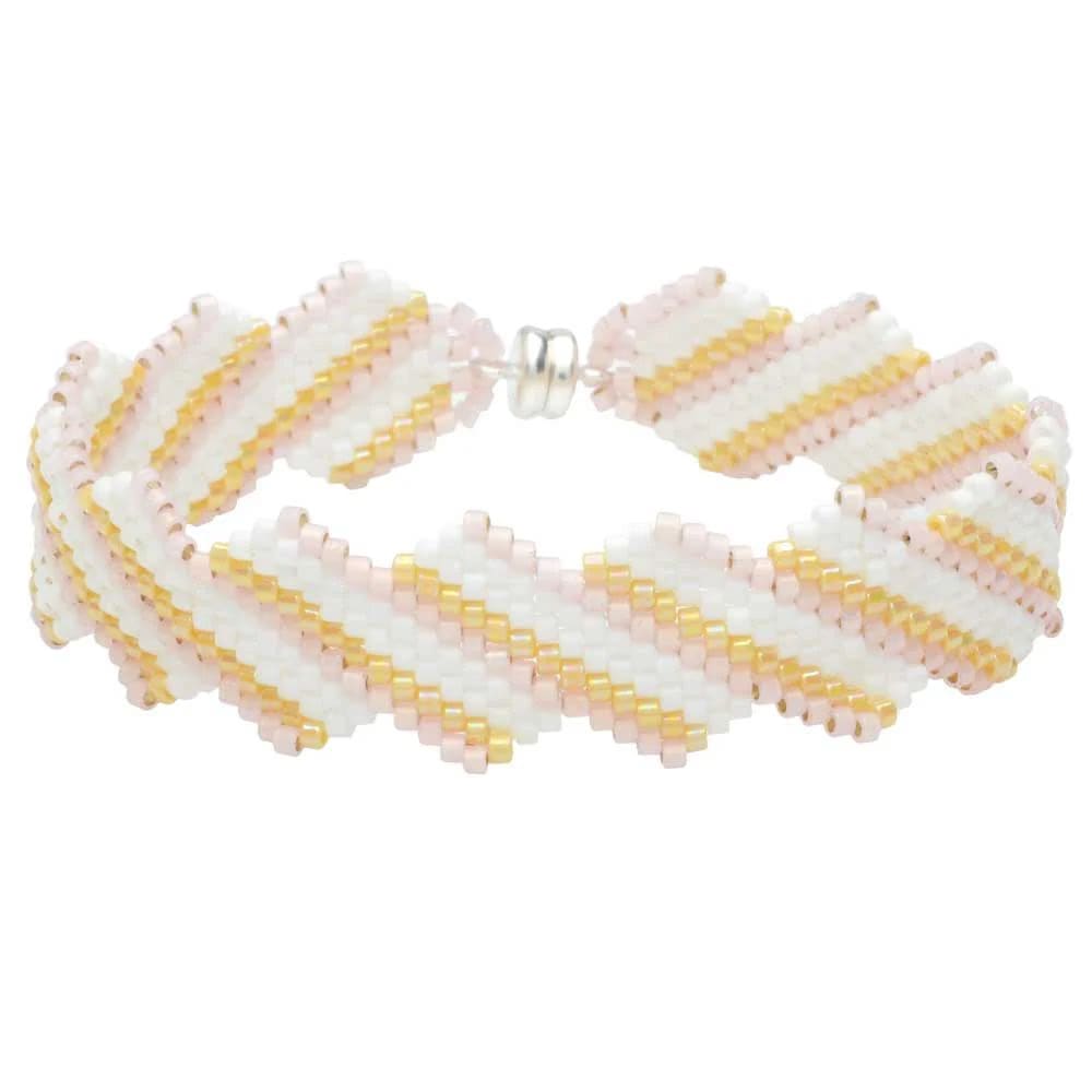 Pastel Diamond Beaded Bracelet