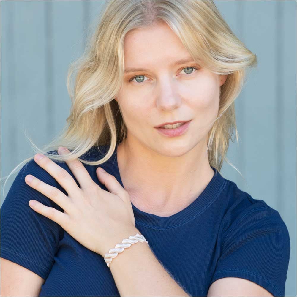 Pastel Diamond Beaded Bracelet