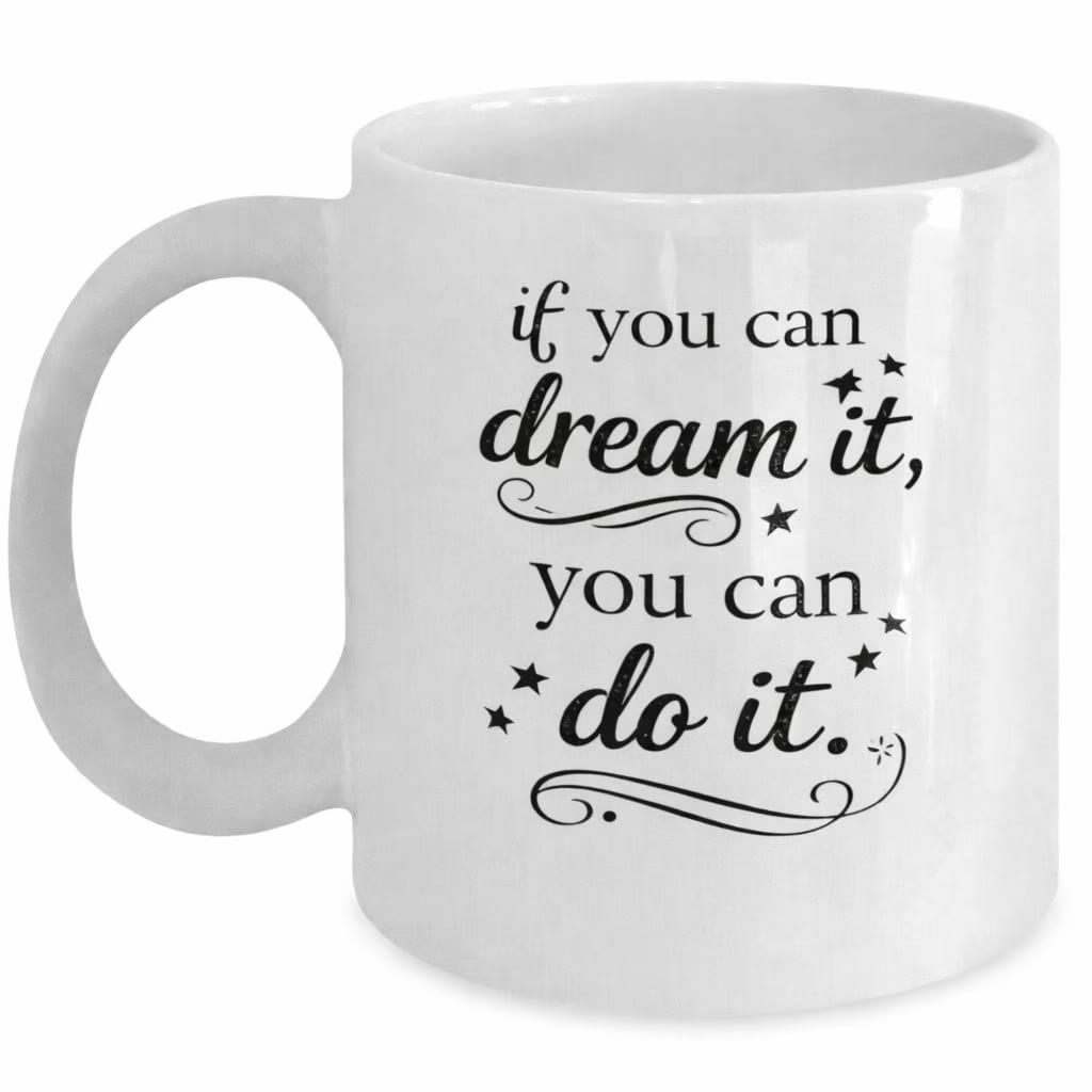 Inspirational Quote Coffee Mug – Customizable Motivational Design