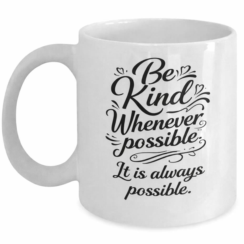 Inspirational Quote Coffee Mug – Customizable Motivational Design